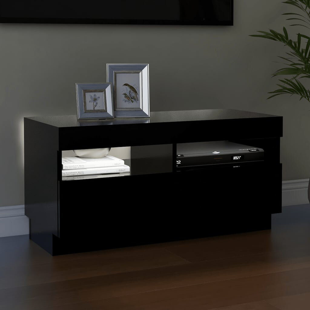 Ivy Bronx Maxence TV Stand Black 80cm