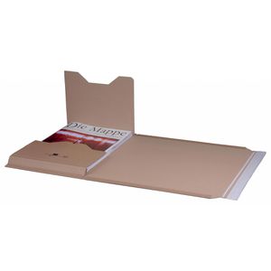 Smartboxpro Buchverpackungen A3, 45,5 x 32,5 x 8cm, braun, 25 Stück