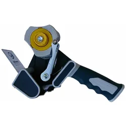VEPATIM Handabroller K206B zum leisen Abrollen für Klebebänder für 50 + 76 mm Kern