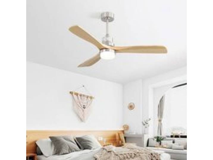Ventilateur Plafond multifonction 52 pouces pour chambre LED dimmable 6 vitesses moteur CC inversable pilo VENTILATEUR DE PLAFOND