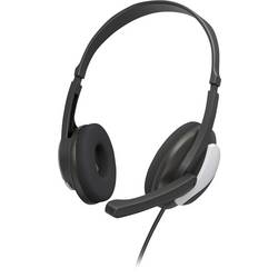 hama 00139931 PC-Office-Headset HS-P100 V2, Stereo, Schwarz