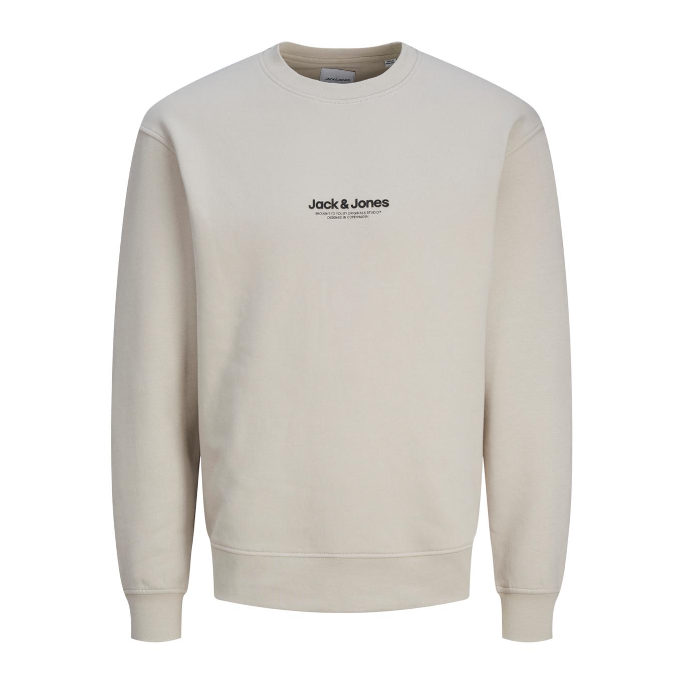 Jack & Jones Sweaters Vesterbro Sweat Crew Neck Beige