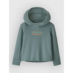 Patagonia Cap SW Kids Hoodie 95 oval logo shlly / blu sg Gr. T03