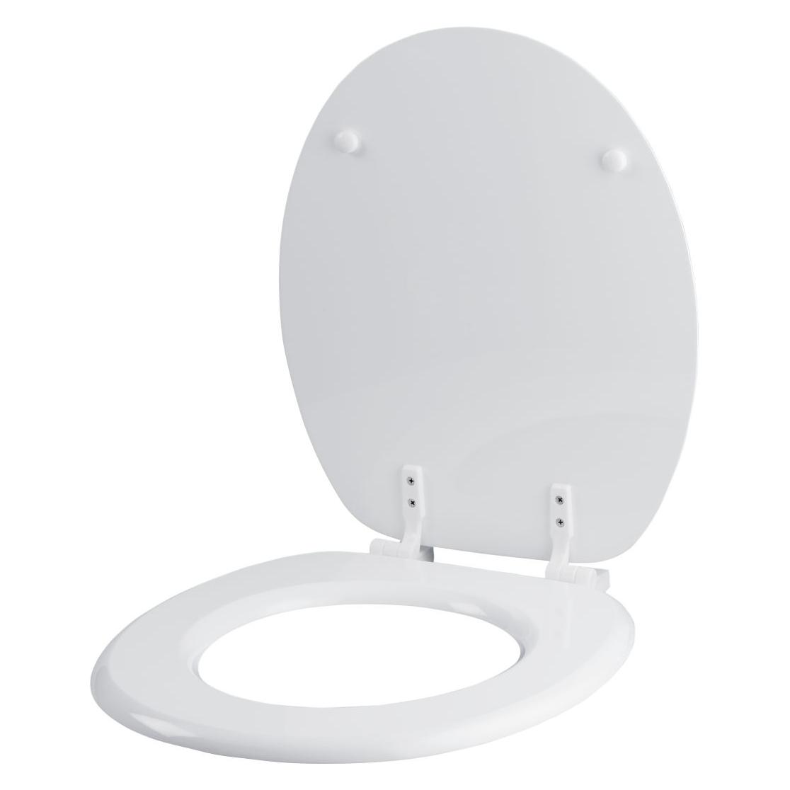 Orgavente Toilettensitz Relax aus MDF weiss WC-Sitz mit Soft-Close-System (120001 WEISS)