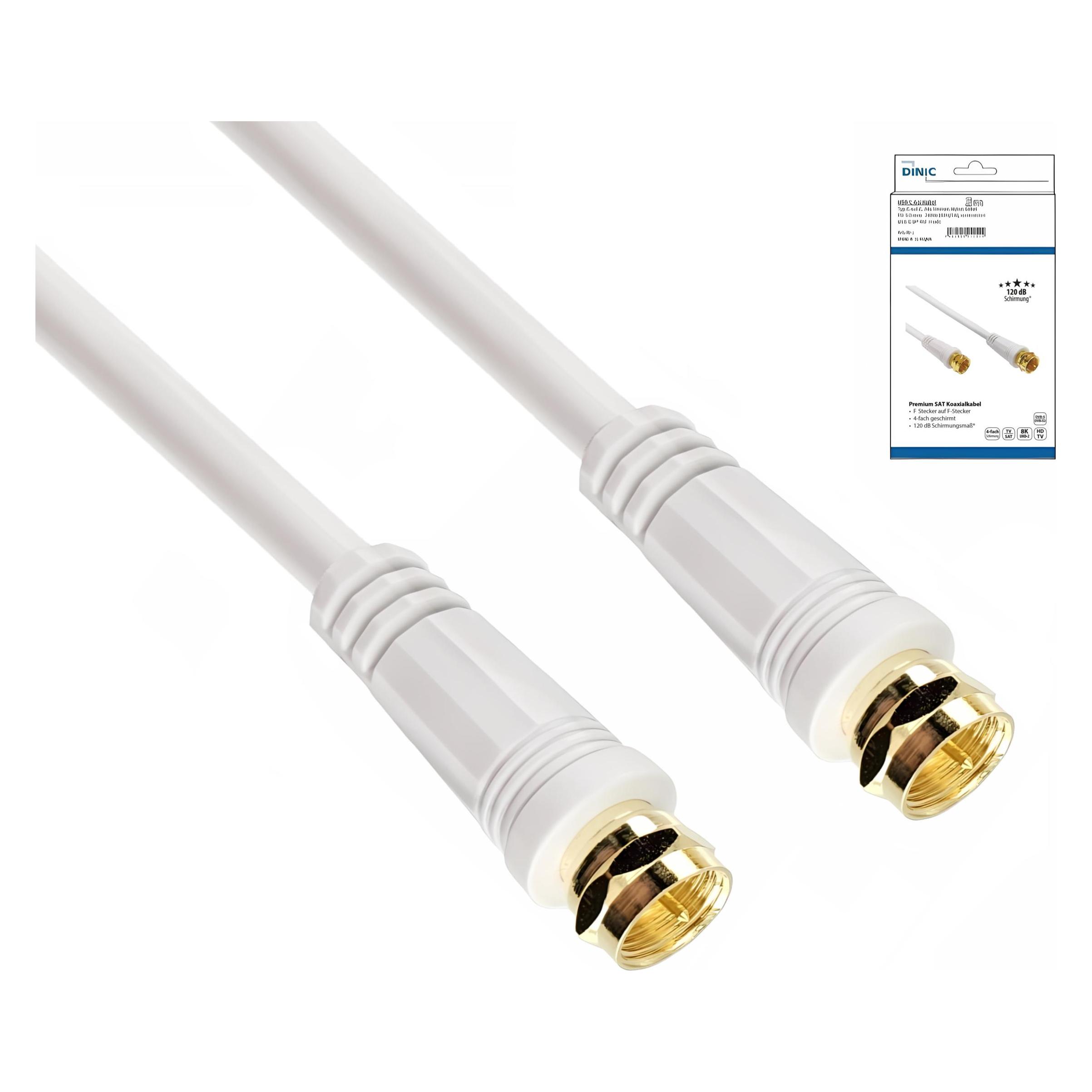 Dinic Sat Anten.Ka.5m 120dB (120 dB, SAT Kabel) (B-SAT-FF5-0W-3) Mindestbestellmenge: 3 Stück
