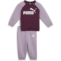 PUMA Kinder Sportanzug Minicats ESS Raglan Jogger, Größe 68 in Lila Lila