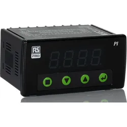 RS PRO, Energiemessgerät, 7-Segment-Anzeige Prozessanzeige für Strom, Spannung H 92mm B 45mm 4-Stellen T. 65mm