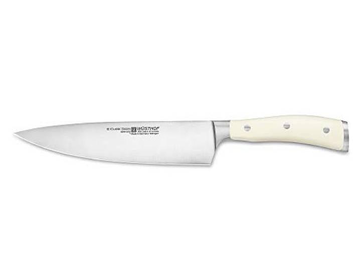 Wüsthof Kochmesser 20 cm Klinge, Classic Ikon Crème (4596-6/20), geschmiedet, Edelstahl, rostfrei, Küchenmesser sehr scharfe Klinge, weißer Griff