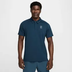 NIKE Court Advantage Dri-FIT Tennis Poloshirt Herren 478 - armory navy/white/white XXL