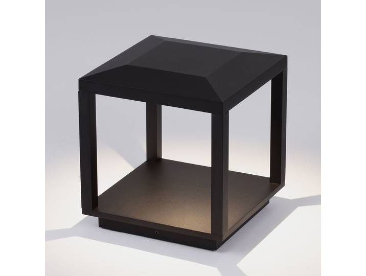 Borne LED 25 x 26cm Noir