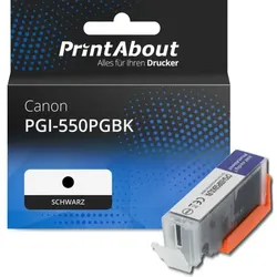 Druckerpatrone kompatibel mit Canon PGI-550PGBK - Schwarz