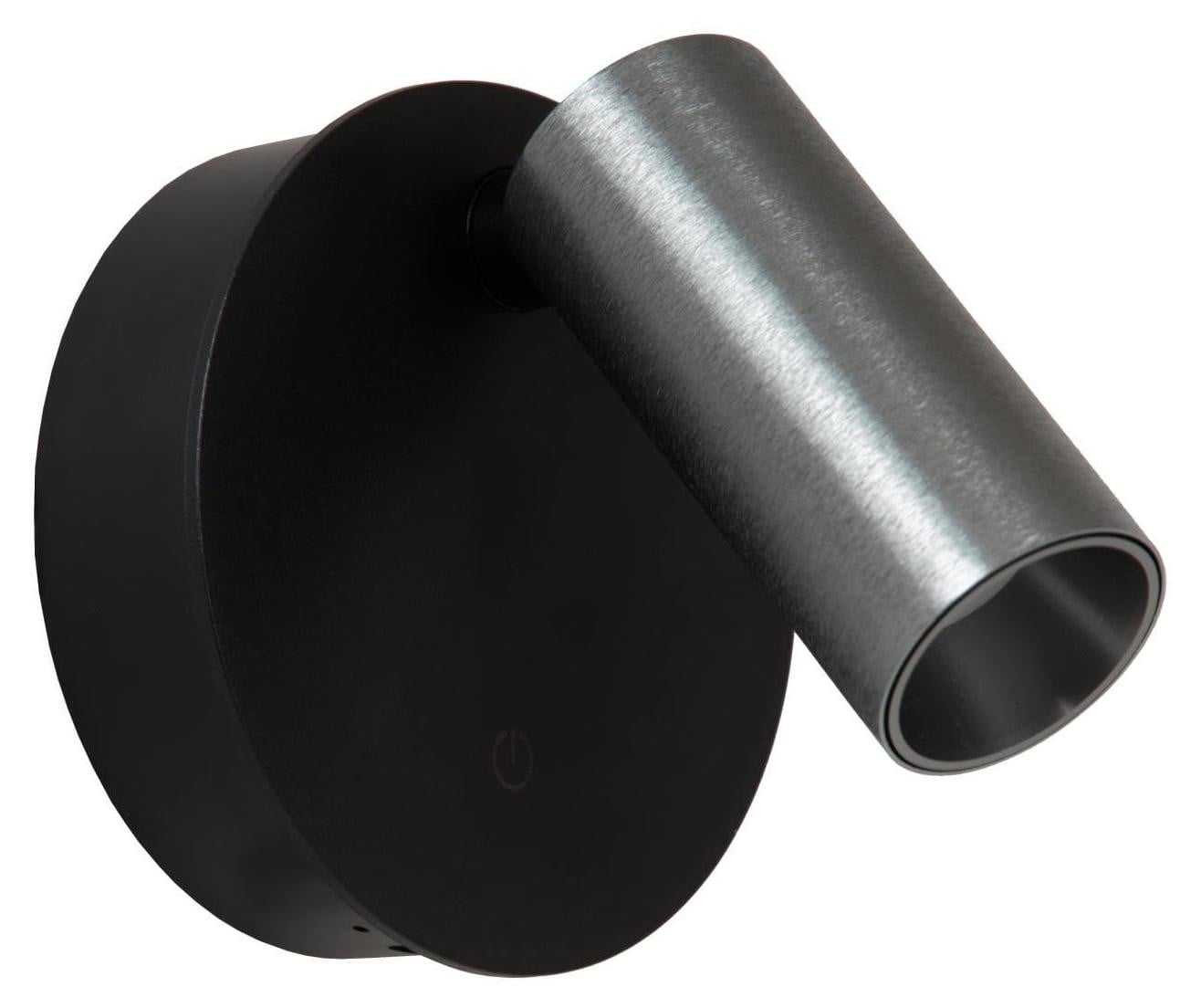 Lucide TONI Oplaadbare Wandlamp - Grijs - Dimbare LED met CCT - Ø 8,1 cm