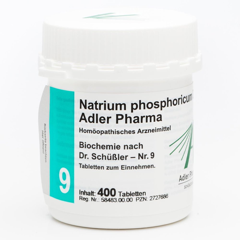 Adler Pharma Produktion und Vertrieb GmbH Biochemie Adler 9 Natrium phosphoricum D6 Adl.ph. Tabletten 02727686