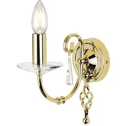 Elstead Lighting, Deckenleuchte, Aegean Wandleuchte E14 Poliertes Messing (E14)