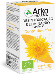 Arkocápsulas Suplemento Função Eliminação Dente De Leão Bio 42 cápsulas
