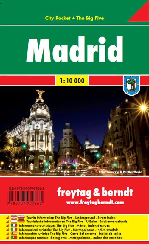 Plan de poche - Madrid   Freytag & Berndt
