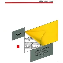 Alternation 1 Op.58 für Altsaxophon und Marimbaphon, Fachbücher von Maki Ishii