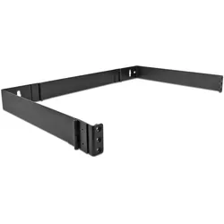 DELOCK 19" Wandhalterung 1 HE faltbar schwarz