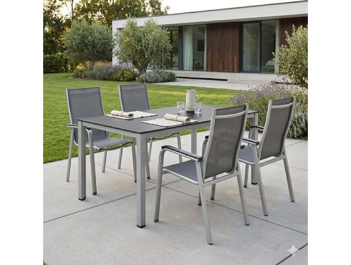 Kettler Cirrus Gartenmöbel-Set M (4 Plätze) Tisch 160x95cm
