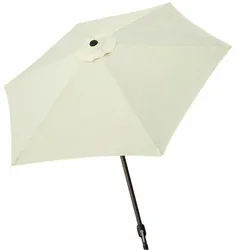 Aktive, Sonnenschirm, Parasol Cream Aluminium Steel 270 cm