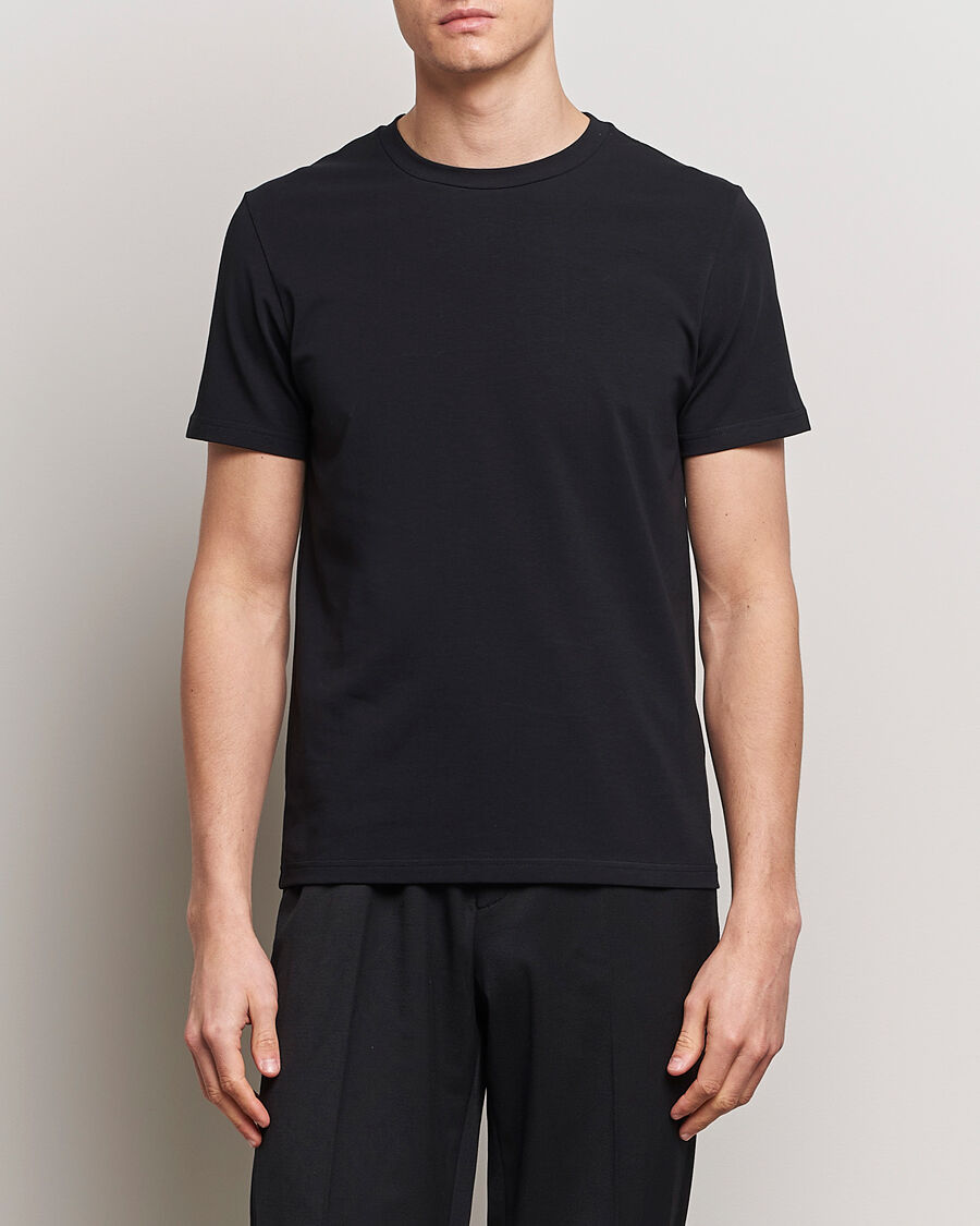 Filippa K Soft Lycra Tee Black men S Sort