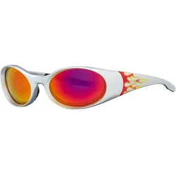 Pit Viper, Unisex, Sportbrille, The Inflammation Slammer (Red, Weiss, Smoke), Weiss, Violett, Rot