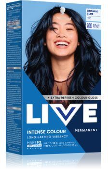 Schwarzkopf LIVE Intense Colour cor para cabelo permanente tom 090 Cosmic Blue 1 un.. LIVE Intense Colour
