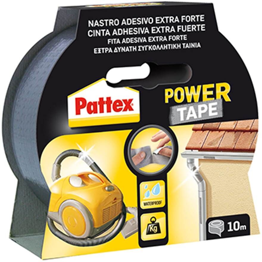 Pattex Fita adesiva power-tape cinzenta 50 x 10 m