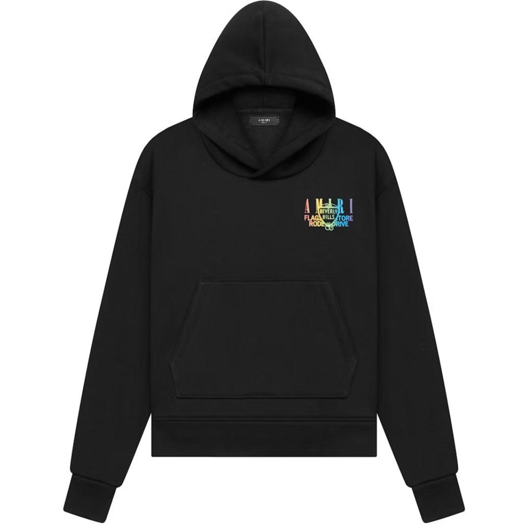 Amiri Xo Beverly Hills - Schwarzer Hoodie