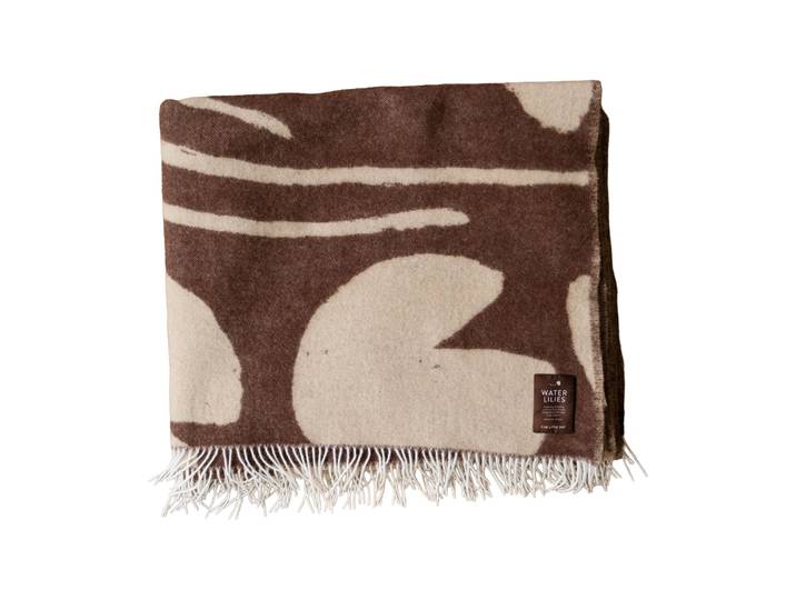 Fine Little Day Water lilies Decke 130x220 cm Brown