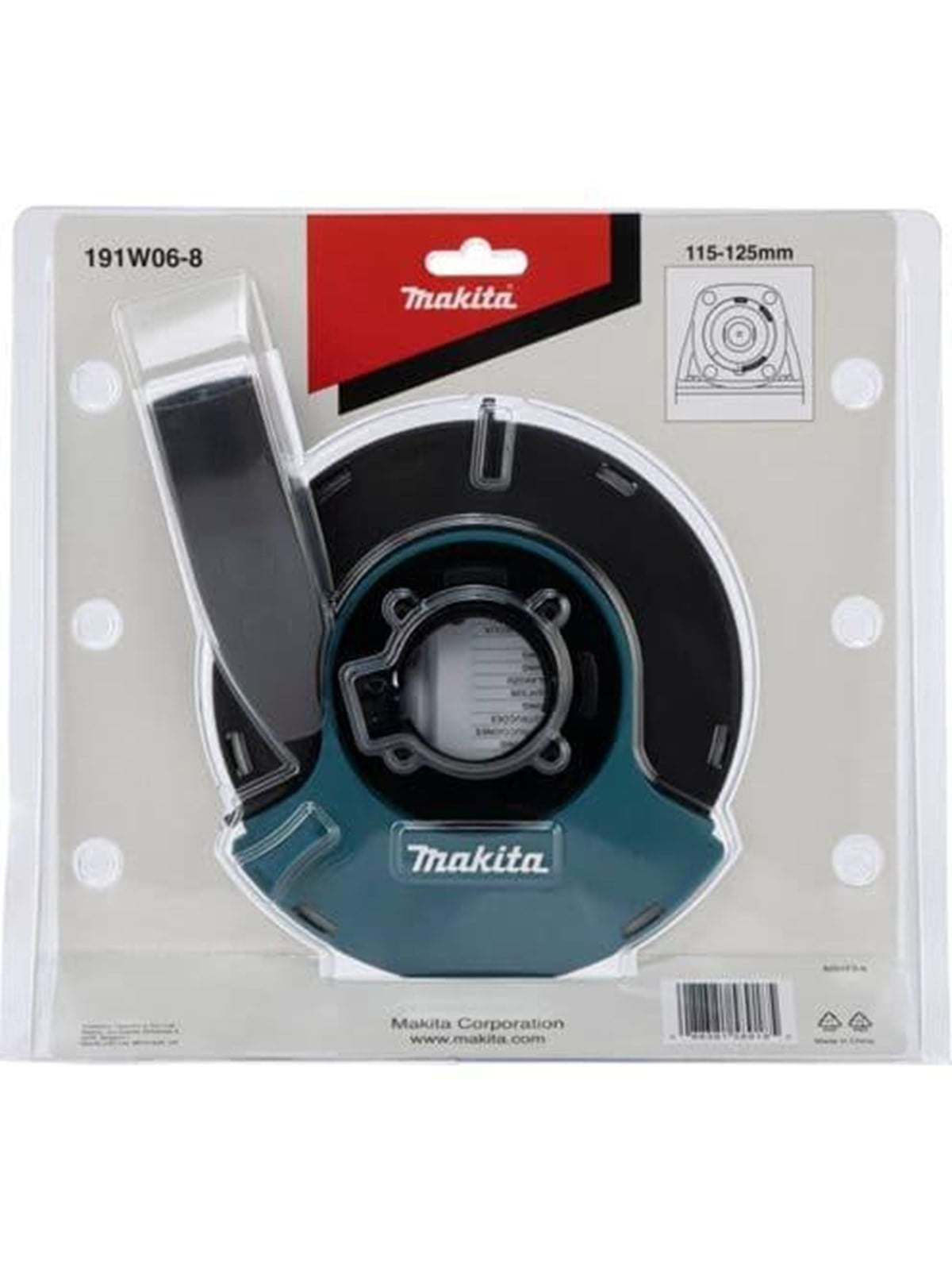 Makita 191W06-8 Extraction Hood for Sanding 125mm