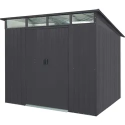 Pergart Gerätehaus "Lübeck 89",anthrazit,5,98 m2