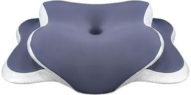 Rare Purchases Contour Memory Foam Cervical Pillow, Neck Pain Relief For Side, Back, Stomach Sleepers, Orthopedic Ergonomic Support purple