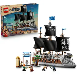LEGO ONE PIECE 75646 Garps Marineschlachtschiff, Spielzeug ab 9 Jahren