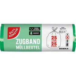 GUT&GÜNSTIG Müllbeutel 25,0 l grün