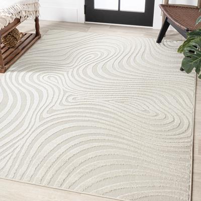 JONATHAN Y Nordby Abstract Groovy Striped Area Rug