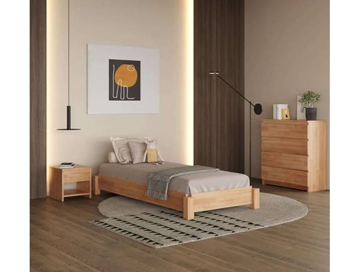 Krok Wood Massivholzbett Stella (stapelbar) in Buche 90x200 cm