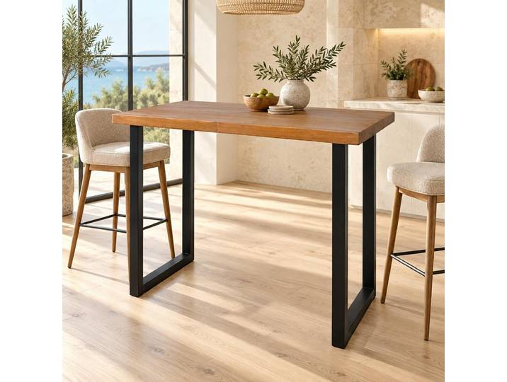 Mange-debout en bois de teck 140 cm CANADA