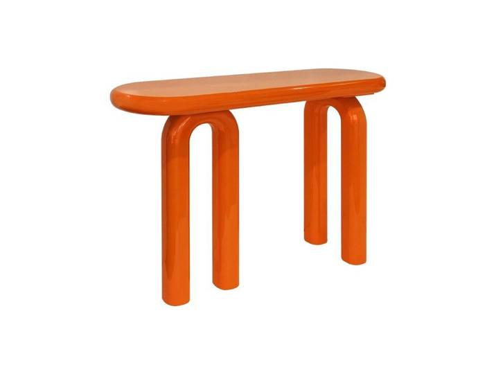 Console en MDF - Orange laqué - ZESTORIO