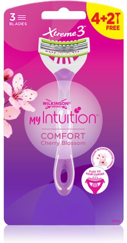 Wilkinson Sword My Intuition Xtreme 3 Einweg-Rasierer Comfort Cherry Blossom 6 St.