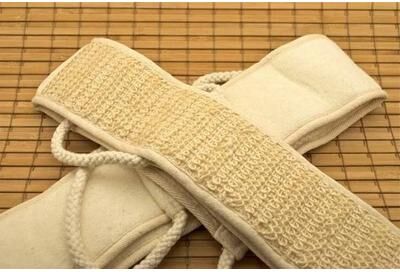 Multicon Wholesale Hub Soft Natural Sisal Fiber Back Strap Exfoliator Scrubber Spa Body Skin Brush For Smooth, Glowing Skin Soft Natural Sisal Fiber Back Strap Exfoliator Scrubber Spa Body Skin Brush For Smooth, Glowing Skin