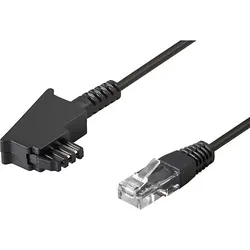 Goobay TAE-F Anschlußkabel 3m,sw,St/St 51233