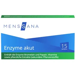 Enzyme akut Menssana Kapseln 15 St