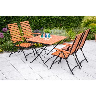 Garten-Essgruppe MERXX "Schlossgarten", braun, Sitzmöbel-Sets