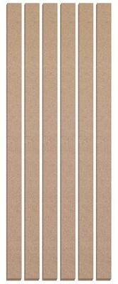 WallPops Narrow Paintable Shaker Wall Panels