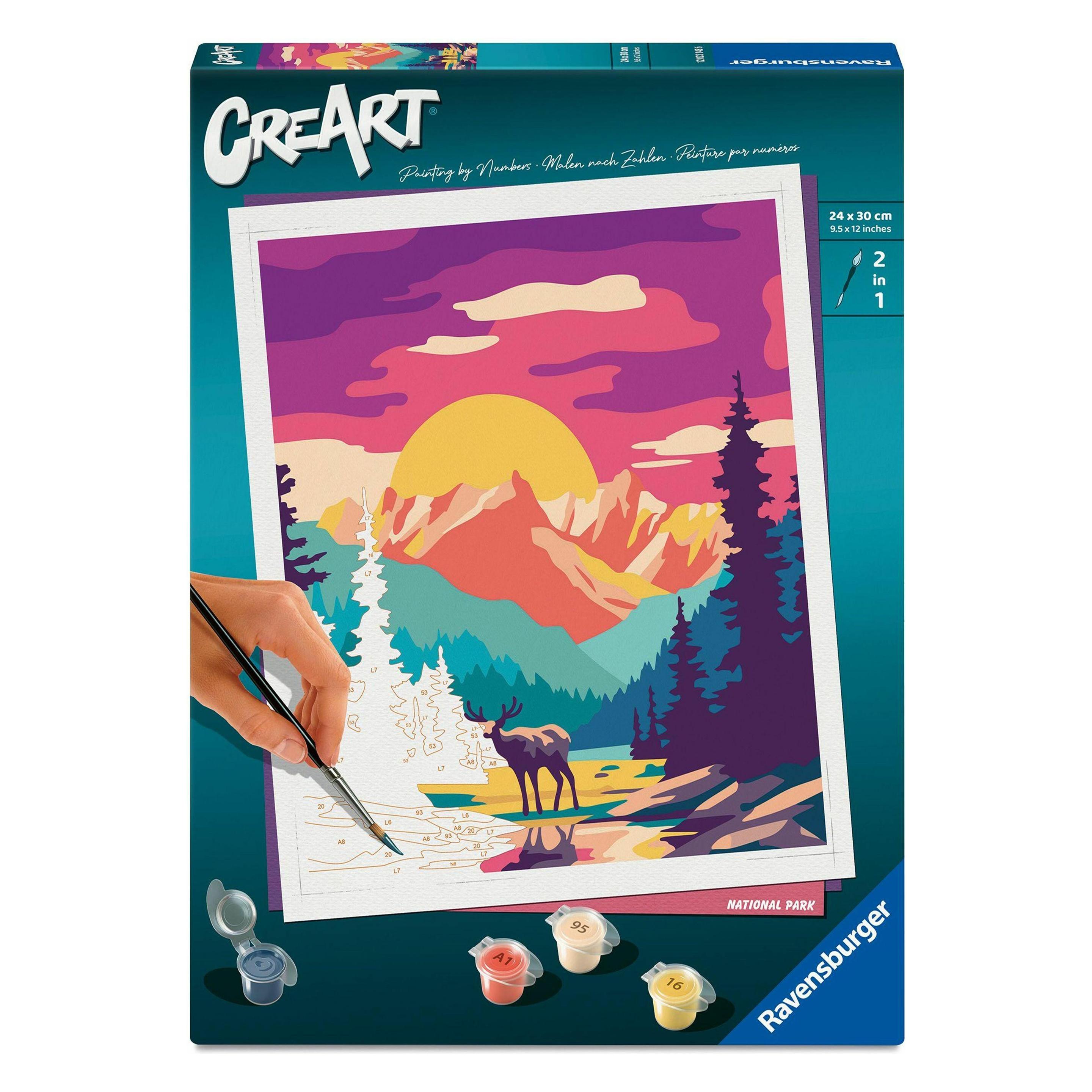 Ravensburger CreArt - Malen nach Zahlen - Nationalpark (120231486-RA)