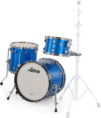 Ludwig Classic Maple Jazz. Blue Sp. Blue Sparkle