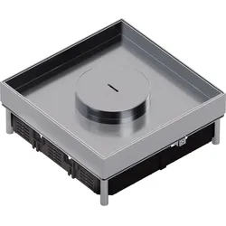 Hager EKSQ120TM25 Nivellierbare Schwerlastkassette Q12 mit Tubus f 12x45er Module Belasgtiefe 25mm