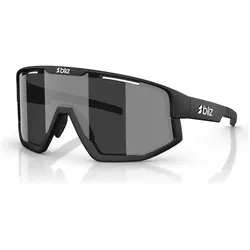Bliz, Unisex, Sportbrille, Vision (Matt Schwarz, Silver Mirror, Smoke), Schwarz