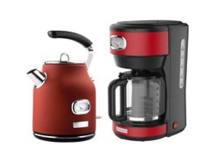 Westinghouse - Retro Series - Bouilloire + Cafetière - Filtre à café - Rouge